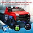 thumbnail image 6 of M optimized Kids Car 24V Ride on Truck, 2-Seater Ride On Toy w/Parent Remote Control, 4xSpring Suspension, Wireless Music, Electric Vehicle Car for Boys Girls Ages 3-8, 6 of 6