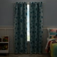 thumbnail image 5 of Stitch Tropical Kids Sheer and Blackout Drape, 38" x 84", Blue, Disney, Age 3+, 5 of 6