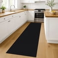 thumbnail image 3 of iOhouze Runner Rug 2x8 Non Slip Carpet Runners for Hallways Cotton Kitchen Runner Rugs with Rubber Backed Braided Indoor Floor Runners for Entryway Hallway Kitchen Bedroom, Black, 3 of 8