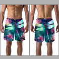 thumbnail image 3 of luoweisi Men's Beach Shorts Quick Dry Swim Trunks with Mesh Lining Dragonfly L, 3 of 5
