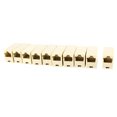 thumbnail image 1 of Unique Bargains 10 Pcs RJ45 8P8C CAT6 Adaptateurs de Câbles Femelle à Femelle Beige, 1 of 1