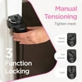thumbnail image 5 of Perma Child Safety 79 in. Wide x 38 in. Tall Black Ultimate Retractable Baby Gate, 5 of 7