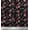 Black, variant on Soimoi Cotton Duck Fabric Leaves, & Rose Floral Printed Craft Fabric by The Yard 42 Inch Wide