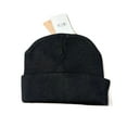 thumbnail image 2 of Carhartt Unisex Watch Hat Black Cuffed Acrylic Beanie Warm Winter Hat Work Wear, 2 of 4