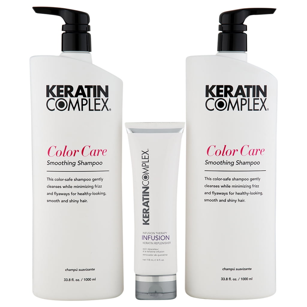 Keratin Complex Keratin Complex Keratin Color Care Shampoo & Conditioner 33.8 oz + Infusion 4