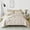Beige, variant on RYNGHIPY 8-Piece Pumpkin Rust Boho Orange Geometric Bed in a Bag, Full