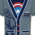 thumbnail image 3 of Captain America Kids Cardigan T-Shirt-Juvenile 5/6, 3 of 5