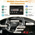 thumbnail image 6 of Gymax 12V Kids Ride On Car Chevrolet Tahoe Electric Truck SUV Remote w/ Light & Music Black, 6 of 9