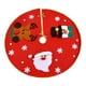 thumbnail image 1 of Falda navideña roja, delantal redondo para decoración de interiores y festividades, 1 of 3