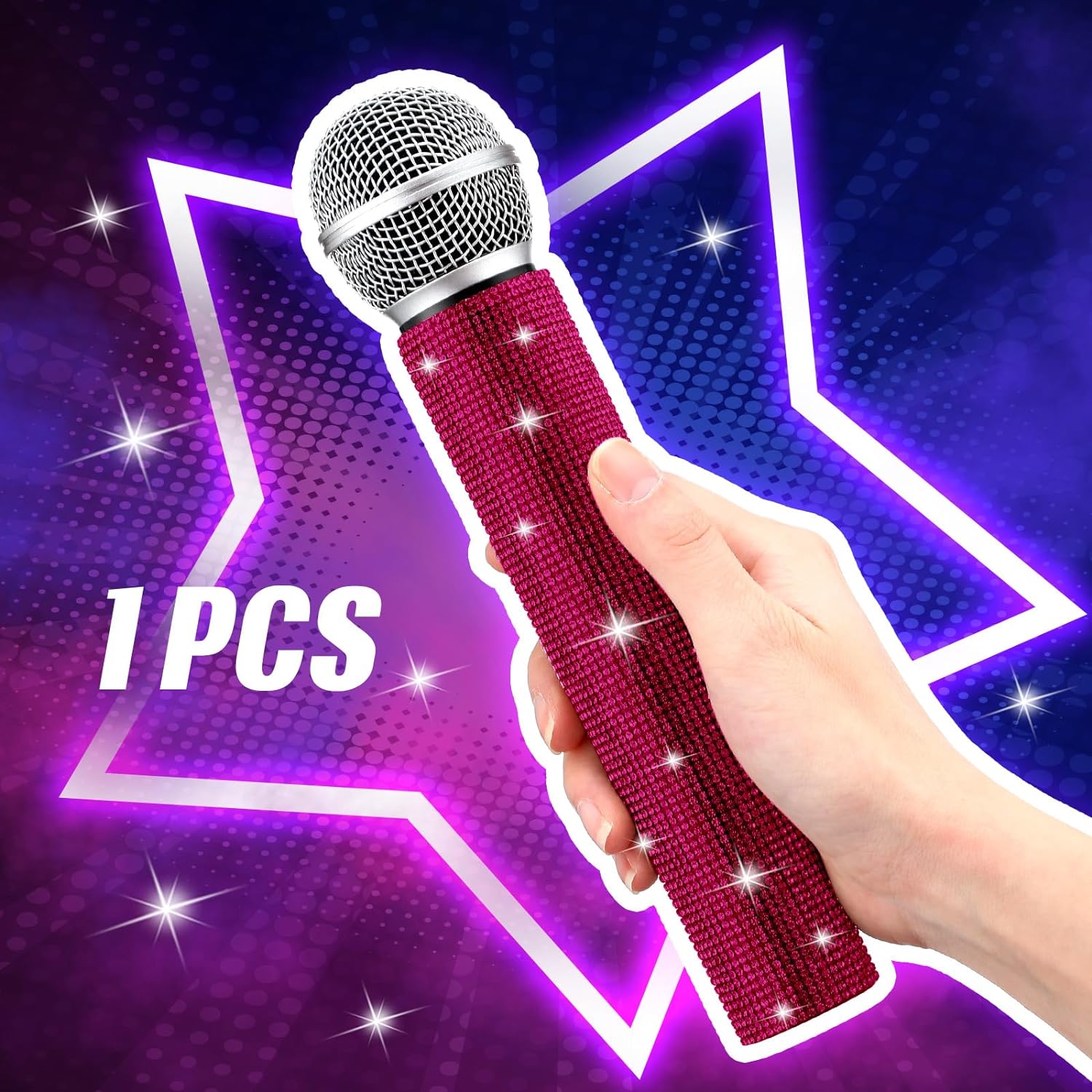 Toy Fake Microphone - Pretend Play Stage Prop For Singing, Role Play & Party Performances - View #10