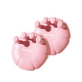 thumbnail image 1 of Separadores de dedos, ejercitador de agarre para dedos, compacto, para estirar pantorrilla, transpirable, suave, con soporte para el arco pequeño Rosa, 1 of 7