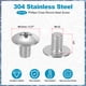 thumbnail image 2 of Tornillos de Cabeza Truss Phillips Uxcell 8#-32*1/4", 50 Pcs para Aspas de Ventilador de Techo, 2 of 6