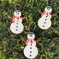 thumbnail image 2 of Unfinished Wood Snowman Shape - Winter Decor - Craft - up to 46" DIY 20" / 3/4", 2 of 4