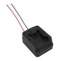 Portable High Performance 18V Battery Adapter Practical ABS Battery Adapter with 14 Gauge Cable for Milwaukee M18 Lithium Battery Professional Dock Power Mount Connector