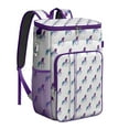 thumbnail image 1 of Mystical Unicorn and Forest Theme Backpack Cooler – Leakproof Insulated Cooler Bag with Moon & Stars Pattern for Camping & Picnics, 1 of 5