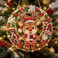 thumbnail image 2 of Diamond Art Kits for Adults, Diamond Paintings Christmas Ornaments, Diy Christmas Wreath Kit for Xmas Tree, Home Door, Window and Wall Decor, 2 of 7