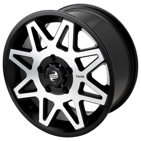 5/114.3 (5/4.5) Tusk Tintic Wheel 15x7 6.0   1.0 Machined/Black for Polaris Xpedition Xp Ultimate 2024