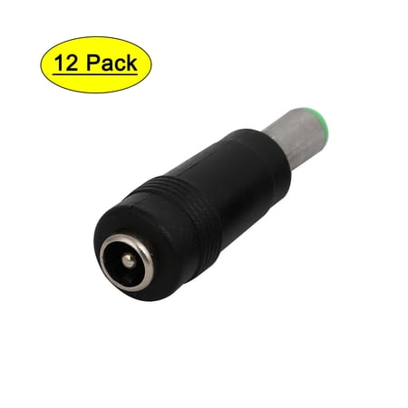 Plastic Shell 6.3mm x 3.0mm Male to 5.5mm x 2.5mm Female DC Power Adapter 12pcs price history on PriceWatchPro