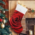thumbnail image 5 of Coolnut 2 PCS Christmas Stocking Valentine's Day Red Rose Big Warm 17.7 x 12 Inch Hanging Xmas Stockings Decoration for Family Holiday Party Ornaments Decor Fireplace, 5 of 7