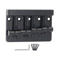 thumbnail image 2 of Electric Bass Bridge Tailpiece 4 String With Thickened Base Plate, Hex Wrench, For Top Load Or String Through Body, Suitable For P Bass, 2 of 8
