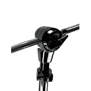 CYMBAL BOOM STAND Chrome Heavy Duty 1 Thick Adjustable Double Braced Tripod