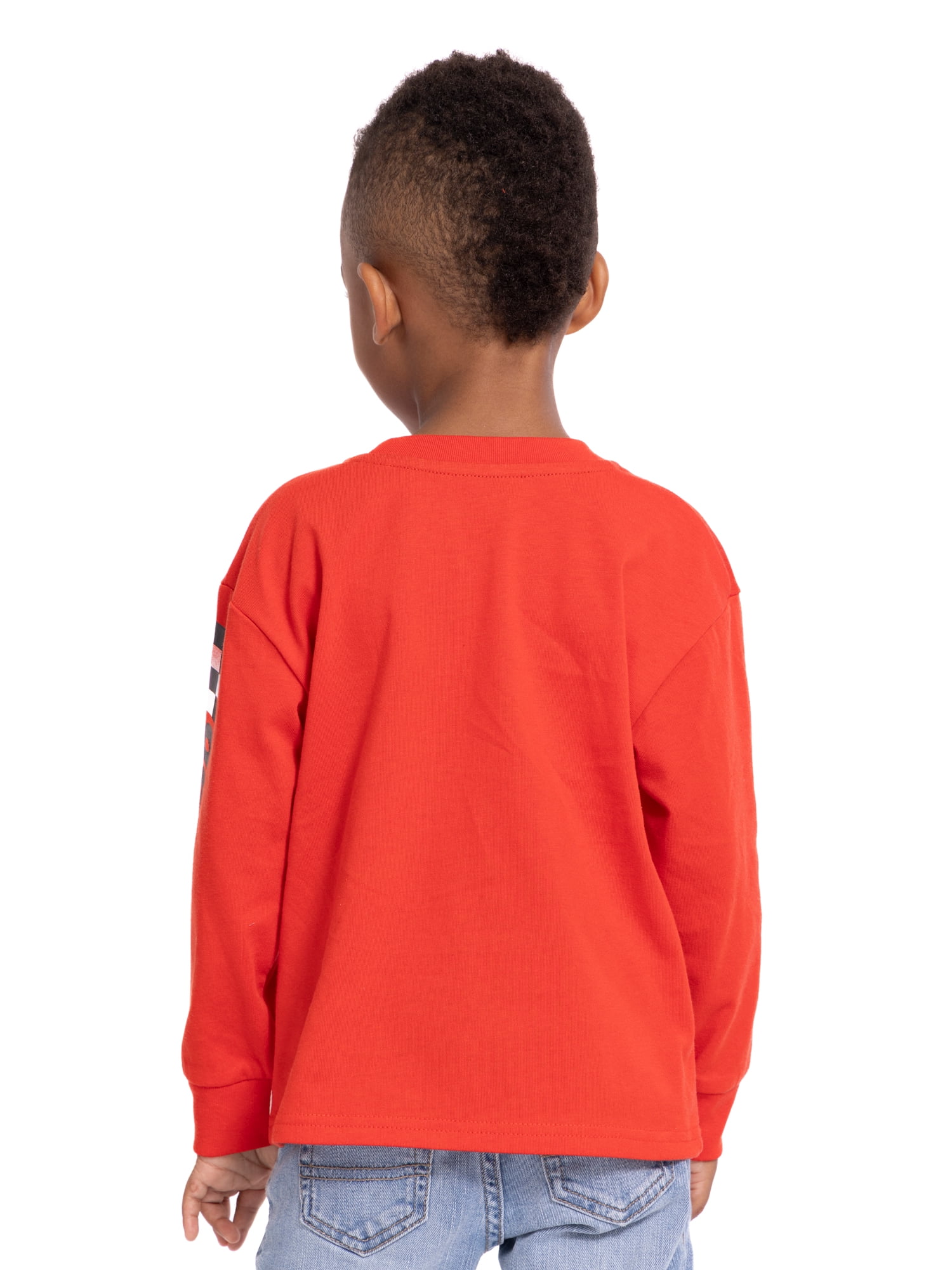 Disney Pixar Cars Toddler Boys Graphic Crewneck Pullover with Long Sleeves, Sizes 12M-5T