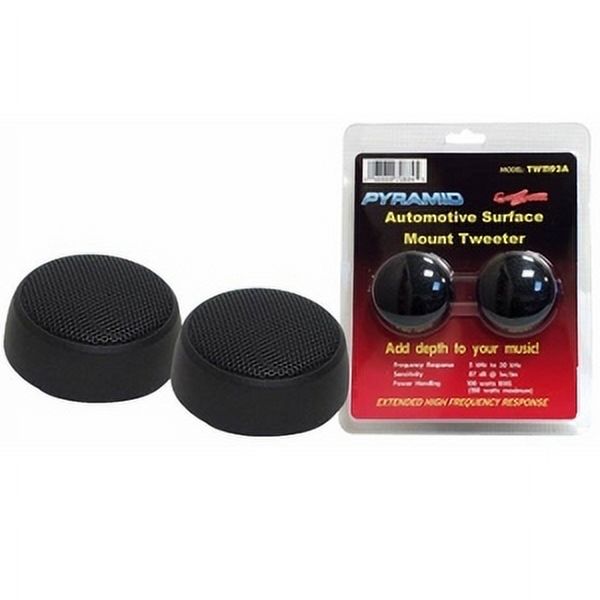 Pyramid Car Audio TW1193A New 2' 100 Watts Automotive Surface Mount Tweeter - image 2 of 2