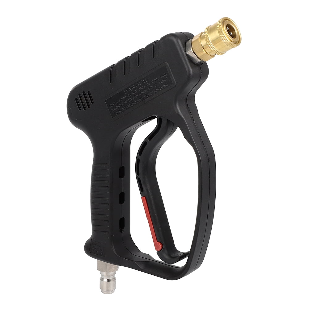 cciyu 1/4" Pressure Washer Gun 4000 PSI Car Wash Foam Spray Short Wand w/5 Nozzle