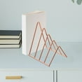 thumbnail image 2 of 1 Set Nordic Style Book Rack Metal Double-layer Desktop Book Stand for Home, 2 of 6