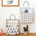 thumbnail image 2 of Household Wall-Hanging Storage Bags with Hook Pockets Cotton Linen Storage Basket Family Organizer Box Containers, 2 of 3