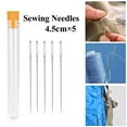 thumbnail image 2 of Clearance! 5PCS Big Eye Sewing Machine Universal Regular Useful Sewing Needles Embroidery Needles Sewing Needles For Handsewing, 2 of 9