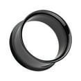 thumbnail image 2 of Colorline Steel Double Flared Ear Gauge Tunnel Plug Earrings, 2 of 5