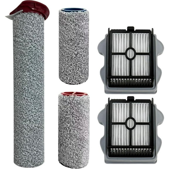 5 Pack Dyad Pro Accessories Compatible with Roborock Dyad Pro/Dyad Pro Combo,3 brush rollers, 2 HEPA-filters