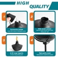 thumbnail image 3 of Juego de 6 antorchas de citronela montadas en pared, 710 ml, 3 of 8