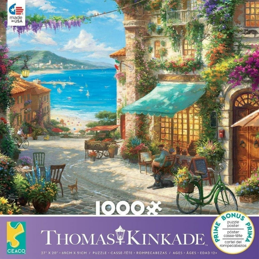 Ceaco Thomas Kinkade Italian Café Puzzle, 1000 Piece