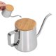 thumbnail image 3 of Cafetera de acero inoxidable, tetera para café vertido sobre la tetera, 3 of 5