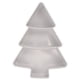 thumbnail image 1 of Forma creativa de árbol de Navidad Placa de fruta Nueces de plástico para el plástico para la bandeja de servir plato portátil de plato (gris), 1 of 7