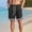 (Casual 22)Black, variant on Mens Summer Shorts Fashion Breeches Casual Ptachwork Pocket Bandage Elastic Waist Breathable Short Pants