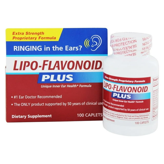 DSE Healthcare Solutions - LipoFlavonoid Plus Extra Strength Unique Ear Health Formula - 100 Caplets