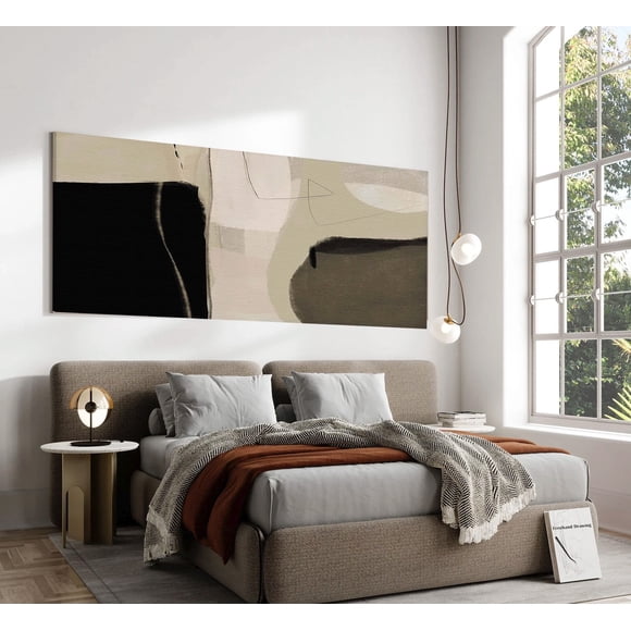 Cuadro Decorativo Moderno Canvas De Algodón Abstracto Hd No Sintetico Tintas Ecológicas Listo Para Colgar Opcion Marco