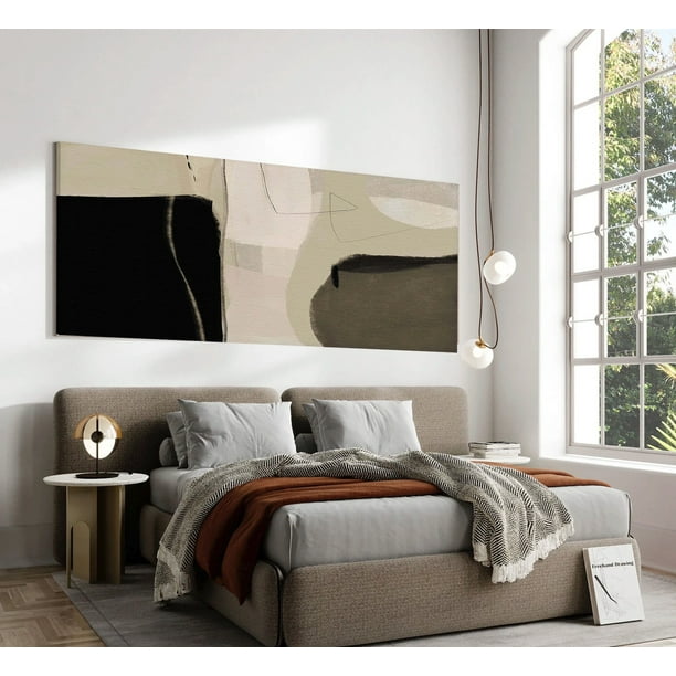 Cuadro Decorativo Moderno Canvas De Algodón Abstracto Hd No Sintetico Tintas Ecológicas Listo Para Colgar Opcion Marco