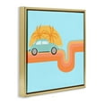 thumbnail image 4 of Stupell Industries Retro Tropical Cruisin' Transportation Painting Gold Floater Framed Canvas Art Print Wall Art, 25 x 25, 4 of 10
