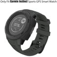 thumbnail image 2 of Bracelet de Montre Compatible avec Garmin Instinct Sports GPS Montre Intelligente, Bracelet de Remplacement en Silicone Doux Ajustable Compatible Garmin Instinct/Instinct Tide/Instinct Tactique - Gris Graphite, 2 of 8