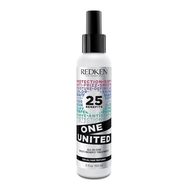 Acondicionador sin enjuague Redken One United, spray desenredante, tratamiento capilar multibeneficios, nutre y suaviza el frizz, spray protector t�r Redken NA
