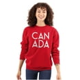 thumbnail image 3 of Canada Maple Leaf Flag Patriotic Sweatshirt for Men or Women Brisco Brands S, 3 of 5