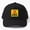 Black, variant on 70s Kampgrounds America KOA Baseball Hat, Retro Camping Travel Theme Design, Classic Cap