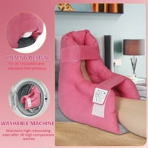 EZ Assistive Cushioned Heel Protectors for Pressure Sores and Bedsores, One Size, Red, 1 Count