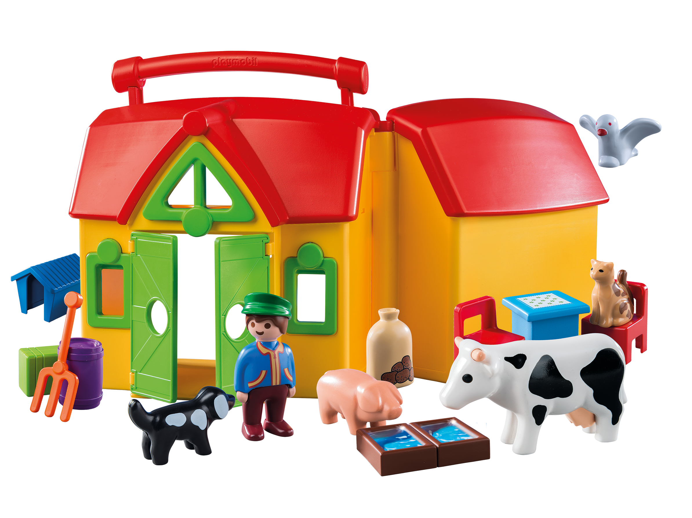 Playmobil 1.2.3. My Take Along Farm