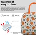 thumbnail image 3 of Womens Colorful Footballs and Stars Pattern Lunch Box for Work,Insulated Lunch Bag for Women,Loncheras Para Mujer,Leakproof Adult Lunch Bag for Work,Beach,Travel,Picnic,Camping, 3 of 7