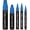 Blue, variant on 5 Purple Chalkboard Chalk Pens - Purple Dry Erase Markers for Blackboard, Chalkboard Signs, Windows, Glass | Variety Pack - Fine & Jumbo Size Ink Pen (1mm, 3mm, 6mm, 10mm, 15mm)